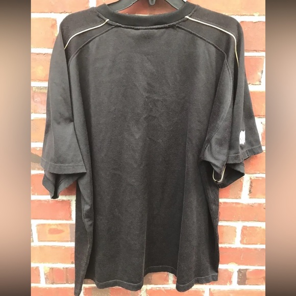 Puma NFL New Orleans Saints Short Sleeve Sweatshirt Size XL Black Embroidered - Picture 2 of 5